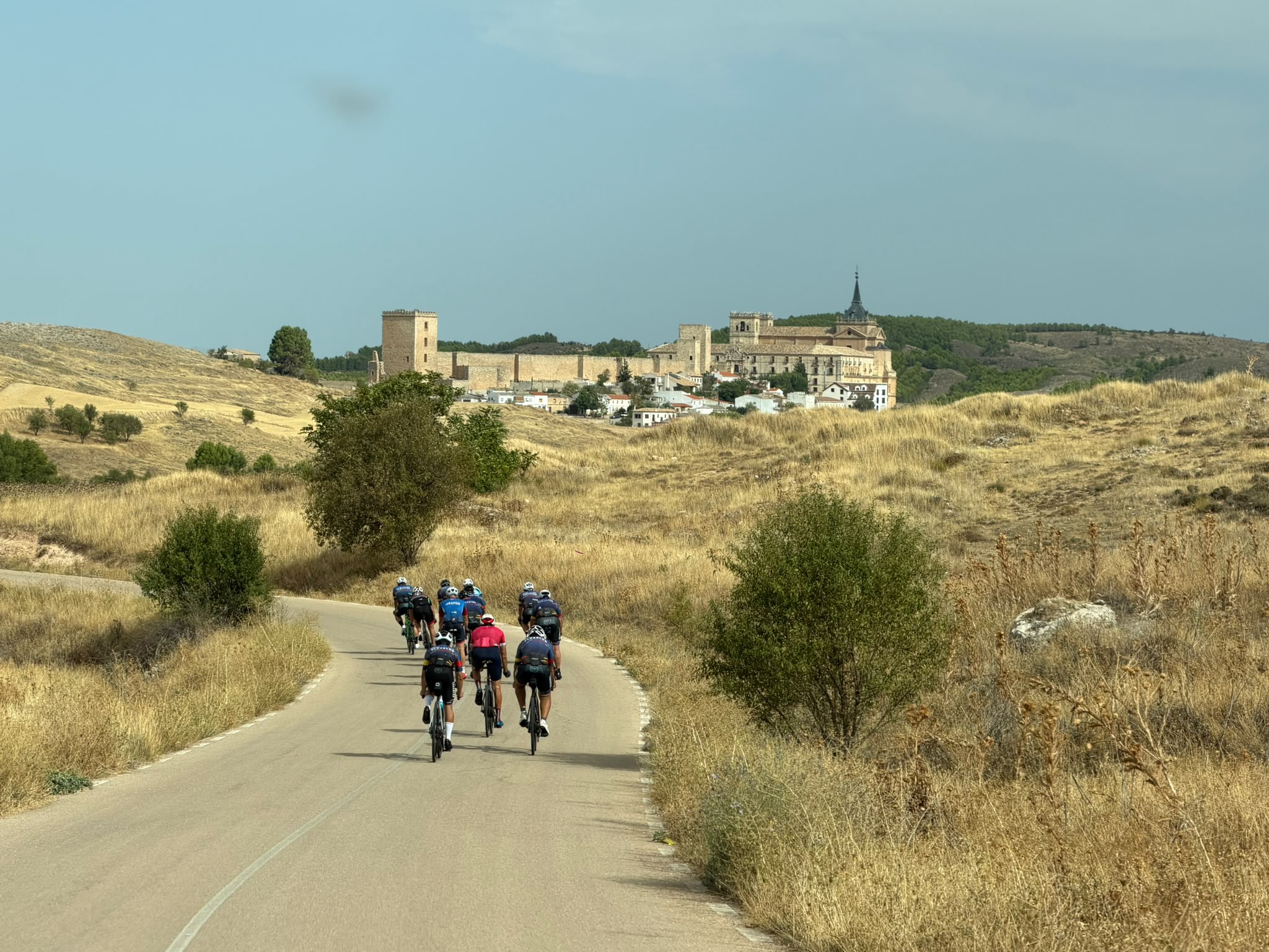 Grupo de ciclistas del club